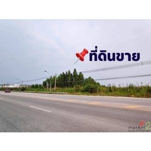 ขายที่ดิน เนื้อที่รวม 23-3-65 ไร่ (  2 โฉนด  ) ติดถนน 3466  บ้านเก่า พานทอง ชลบุ