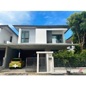 ให้เช่าบ้านเดี่ยว 2 ชั้น 36 ตรว. 3 ห้องนอน หมู่บ้านออร่า ซอยรามคำแหง 94 (Aura Ra