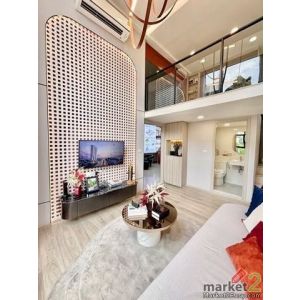 ขายดาวน์ The Origin ปิ่นเกล้า ชั้น24 ห้องสวยพร้อมอยู่ 34.6ตร.ม. 1bed plus Duo Sp