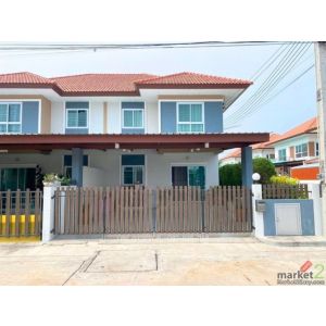บ้านเช่าบ้านริมสวน  ใกล้นิคมอมตะ หมู่บ้าน บ้านริมสวน  HR0087