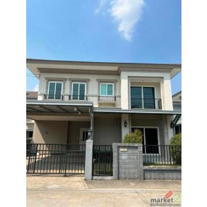 ขายบ้านเดี่ยว 2 ชั้น 55 ตร.ว 4 ห้องนอน แกรนดิโอ วิภาวดี-รังสิต ทิศใต้ ใกล้สวน ใก