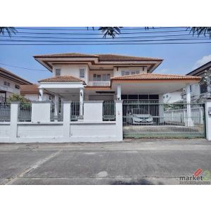 บ้านเดี่ยว 100 ตรว 3 ห้องนอน  3 ห้องน้ำ  จอดรถในบ้านได้ 4 คัน ย่านตลิ่งชันเขตทวี