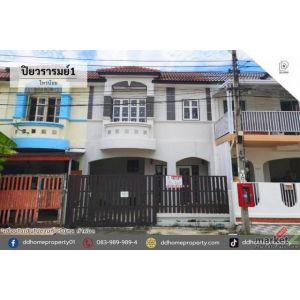 ขายทาวน์เฮ้าส์ หมู่บ้านปิยวรารมย์1 ไทรน้อย ถนนเมน (DD002487)