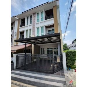 ให้เช่าทาวน์โฮม 3 ชั้นหลังมุม 3 ห้องนอน หมู่บ้านกลางเมือง S-Sense พระราม9-ลาดพร้