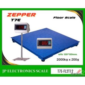 เครื่องชั่งวางพื้น2000kg ยี่ห้อ ZEPPER รุ่น T7E-FL2T12 