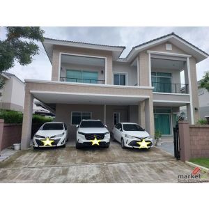 ให้เช่าบ้านเดี่ยว 2 ชั้น 91 ตร.ว. 4 ห้องนอน ลัดดารมย์ วงแหวน-รามอินทรา ใกล้แฟชั่
