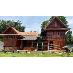 บ้านเดี่ยว บ้านเรือนไทยไม้สักทอง ถูกสุดในโซนทับมา ระยอง