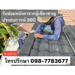 รับซ่อมหลังคารั่ว แก้ไขหลังคารั่วซึม งานเล็ก งานใหญ่รับทั้งหมด