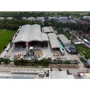 ให้เช่าโรงงาน เนื้อที่ 17 ไร่ โรงงานพรีคาสท์ พร้อมเครื่องจักร มีใบ รง. ย่านคลอง9