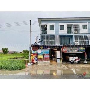 อาคารพาณิชย์ 3 ชั้น 25.4 ตร.ว. บางปะอิน ทำเลทองค้าขาย