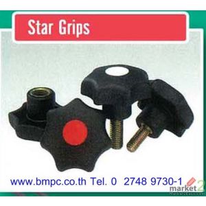 Plastic Lobe knob, Star grip, Knurle Knob, Palm grip, Disc knob, Five lobe grip