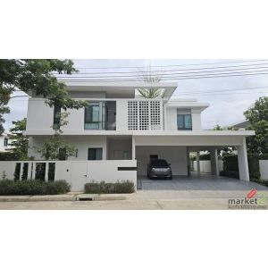 ให้เช่าบ้านเดี่ยวพร้อมเฟอร์นิเจอร์ครบ โครงการ มัณฑนา บางนา ถนนบางนา-ตราด กม.15