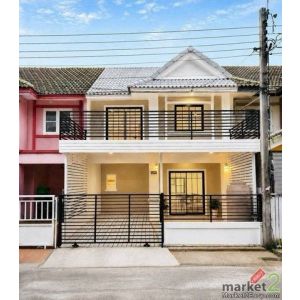 ขาย ทาวน์เฮ้าส์ 2 ชั้น พฤกษา25 ซ.กัญตนา บางใหญ่ พื้นที่ 20.8 ตร.ว. ใกล้ Lotusบาง