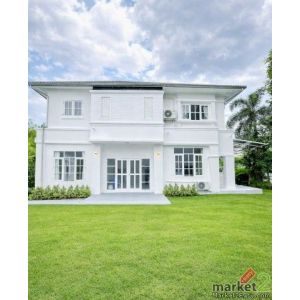 260906timaspa ให้เช่า บ้าน ลดสูงถึง 60% ค่คฤหาสน์ให้เช่า 3-4นอน MRT ไทรม้า 430ม.