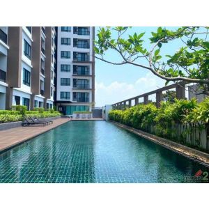 ให้เช่า The Sky Condo ศรีราชา 48 ตร.ม. ชั้น 16 ห้องมุม ใกล้สุขุมวิท TP-C2469