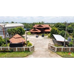 บ้านเดี่ยว ทรงไทยล้านนา พร้อมโกดังและออฟฟิศ ราคาถูกสุดในระยอง