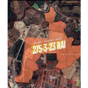 ขายที่ดินแปลงสวย ทำเลดี มาบโป่ง พานทอง ใกล้นิคมอมตะนคร ชลบุรี  FP-L02368 