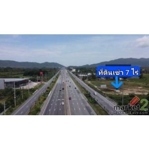 ให้เช่าที่ดินระยะยาว พื้นที่ 7 ไร่ บางพระ ศรีราชา ชลบุรี พื้นที่สีเหลือง ที่ดินต