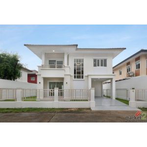 บ้านเดี่ยว 2 ชั้น รีโนเวทใหม่ พฤกษาวิลเลจ 10 บางใหญ่ หน้าบ้านไม่ชนใคร