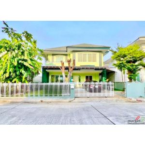 ม.เกษมบัณฑิต ร่มเกล้า 600 ม.มีนบุรี บ้านเดี่ยว 2 ชั้น ใหม่ 3-4นอน ร่มเกล้า-สุวรร