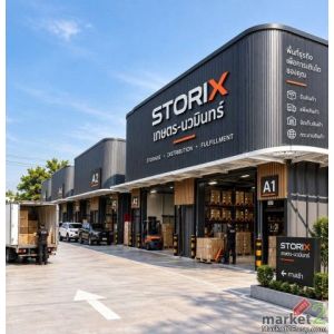 โกดังพร้อมออฟฟิศระดับพรีเมียม (Premium Warehouse and Office) - Storix Kaset Nawa