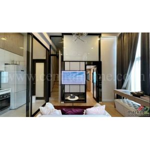 ลดราคา คอนโด ชีวาทัย เรสซิเดนซ์ อโศก ห้องริม Loft Type Built-in ราคาถูก