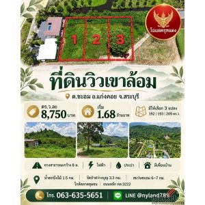 ขายที่สวยวิวเขาล้อม บรรยากาศดี มีให้เลือก 3 แปลง ต.ชะอม อ.แก่งคอย จ.สระบุรี เดิน