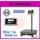  เครื่องชั่งตั้งพื้น 60kg แท่น30x40cm ยี่ห้อ SDS รุ่น IDS820