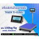 ครื่องชั่งกันน้ำแบบตั้งพื้น ยี่หัอ TIGER รุ่น TI-03SS 100kg เเท่นชั่ง300 x400mm