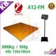 เครื่องชั่งตั้งพื้น3000kg ความละเอียด 0.5kg ZEPPER A12-FM1515-3000