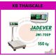 เครื่องชั่งแบบตั้งพื้น150kg ขนาดแท่น40x50cm ยี่ห้อ JADEVER รุ่น JWI-700P