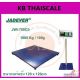 เครื่องชั่งนับจำนวนแบบตั้งพื้น1000kg แท่น120X120cm  JADEVER รุ่น JWI-700CII