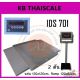เครื่องชั่งตั้งพื้นขนาดใหญ่ 2 ตัน SDS IDS701 แท่นชั่ง120x120cm. ทางลาด120x80cm.