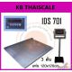 เครื่องชั่งพื้นขนาดใหญ่ 3 ตัน SDS IDS701 แท่นชั่ง120x120cm ทางลาดด้านละ 20cm.