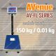 เครื่องชั่งตั้งพื้นพับได้ 150Kg ขนาดแท่น40x50cm ยี่ห้อAVENUE รุ่น AV-FL Series 