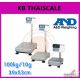 เครื่องชั่งสแตนเลสกันน้ำแบบวางพื้น (AND) HW - 100KGL