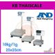 เครื่องชั่งสแตนเลสกันน้ำแบบวางพื้น (AND) HW - 10KGL