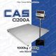 เครื่องชั่งวางพื้น1000kg แท่นชั่ง100x100cm CAS CI200A-1T 