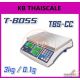 เครื่องชั่งนับจำนวน ตาชั่งนับจำนวนเเบบตั้งโต๊ะ 3kg T-BOSS รุ่น TBS-CC