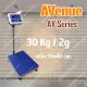 เครื่องชั่งแบบตั้งโต๊ะ 30kg แท่น30x40cm ยี่ห้อ AVENUE รุ่น AV Series