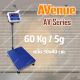 เครื่องชั่งตั้งพื้น 60kg  ขนาดแท่น 30x40cm ยี่ห้อAVENUE รุ่น AV Series