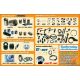 Spherical washer, conical washer, Mould Clamp, T-slot bolt, T-nut, Hook wrench, 