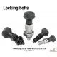 Locking bolt, Index plunger, Plunger with pin, สลักล๊อกตำแหน่ง, Plug indexing