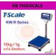 เครื่องชั่งดิจิตอลแบบวางพื้น 15kg ขนาดเเท่น 30x40cm T-SCALE  KW-R Series .