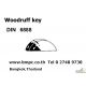 ลิ่มครึ่งวงกลม, Woodruff Key, pin, ลิ่มวงเดือน, ลิ่มปลายเพลา, tap washer