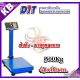 เครื่องชั่งดิจิตอลวางพื้น เครื่องชั่งคำนวนราคา500Kg  แท่นชั่ง45x60cm. เสาพับได้