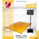 เครื่องชั่งตั้งพื้นขนาดใหญ่1ตัน ความละเอียด0.1kg ZEPPER A12-FM1010-1000