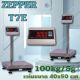 เครื่องชั่งวางพื้น100kg ความละเอียด 5g T7E-PB4050-100 แท่นชั่ง40X50cm