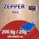 เครื่องชั่งดิจิตอลแบบวางพื้น200kg  ZEPPER รุ่น B6S Series ขนาดแท่นชั่ง 40x50cm