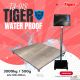 เครื่องชั่งตั้งพื้นขนาดใหญ่กันน้ำ ตาชั่ง3ตัน แท่นชั่ง100x100cm Tiger TI-01S